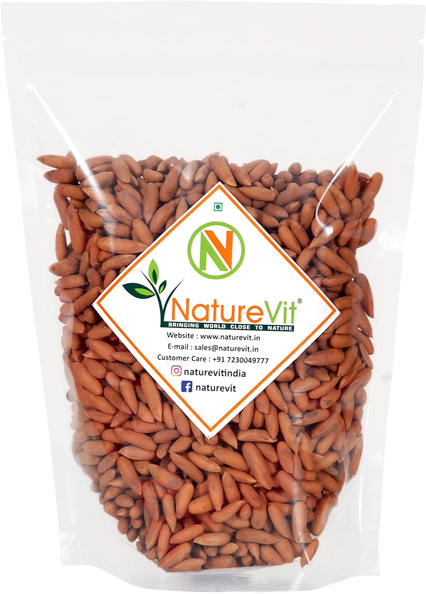 NatureVit Pine Nut With Shell [Whole Chilgoza] (200.00)