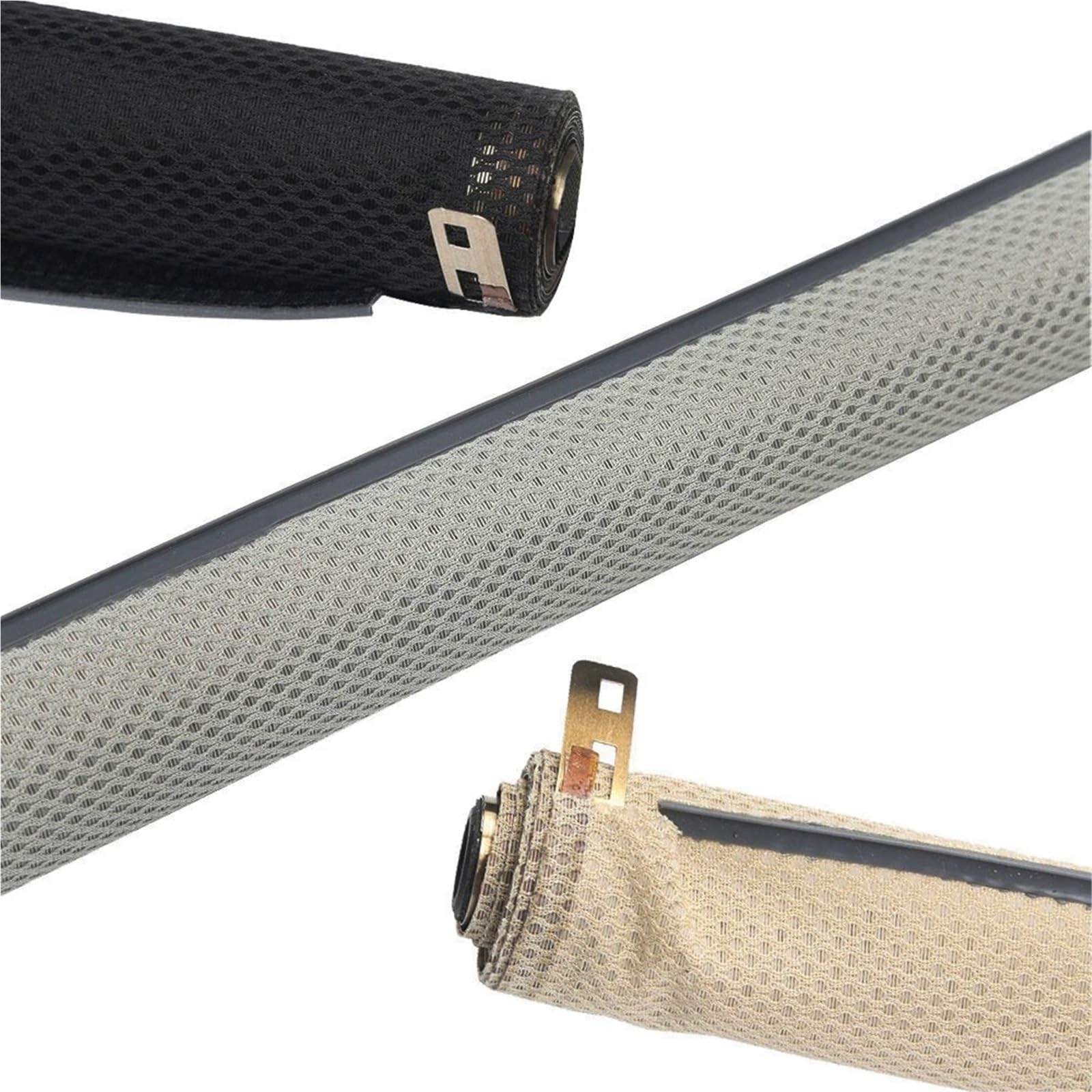 Cortinillas para Coche Persiana Enrollable de Cortina para Techo Solar panorámico para Coche, para VW CC, para Passat 2009-2017, con Tubo plástico(Negro)