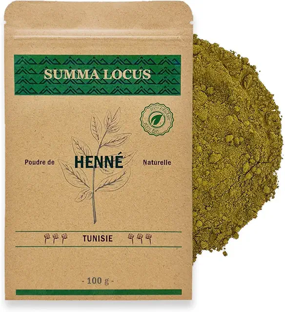 Henné Cuivre Poudre Fine 100g - Coloration Cheveux Naturelle Tunisie