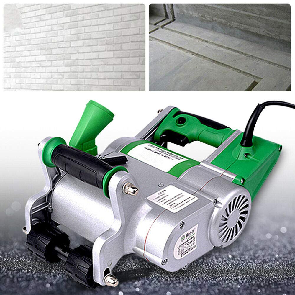 220V Elektrische Schlitzfräse 1100W Backsteinmauer Beton Schneiden Slotting Maschine Wand-Strehler Maschinen Betonschneider Kerbnut-Schneidemaschine
