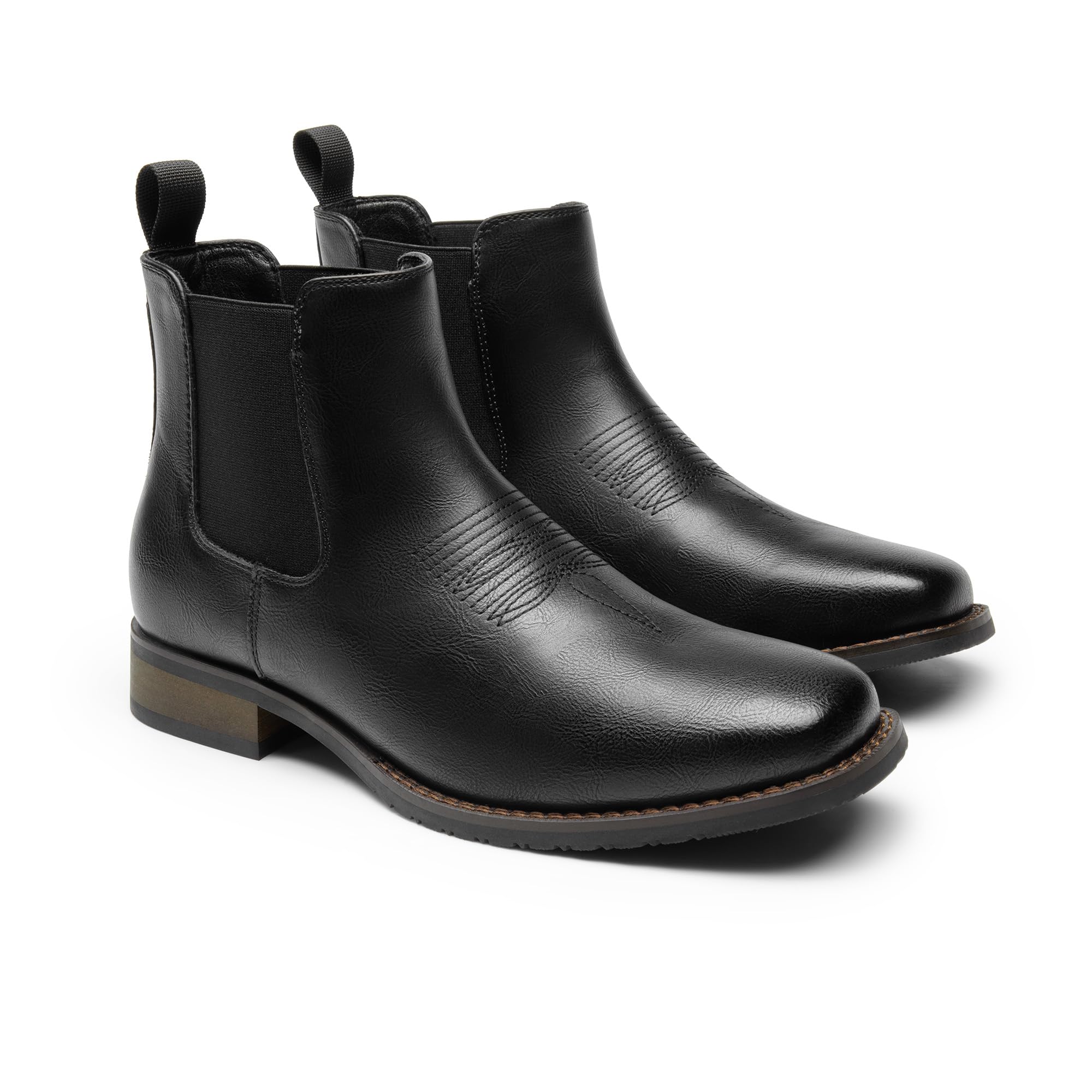 Bruno Marc Botas de hombre Chelsea Botas Botines Botas con Suela de Goma