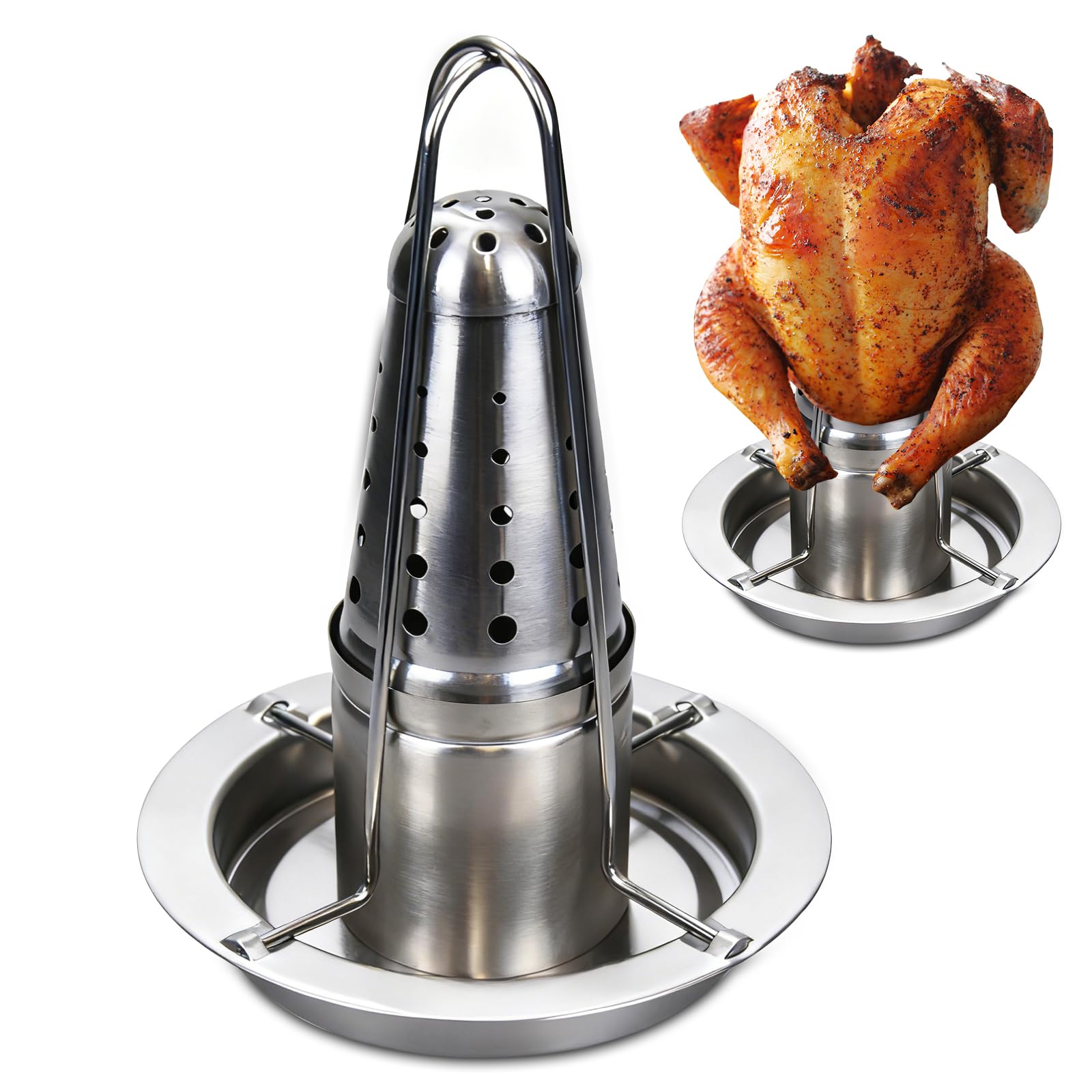 Soporte para pollo de acero inoxidable de alta resistencia 1
