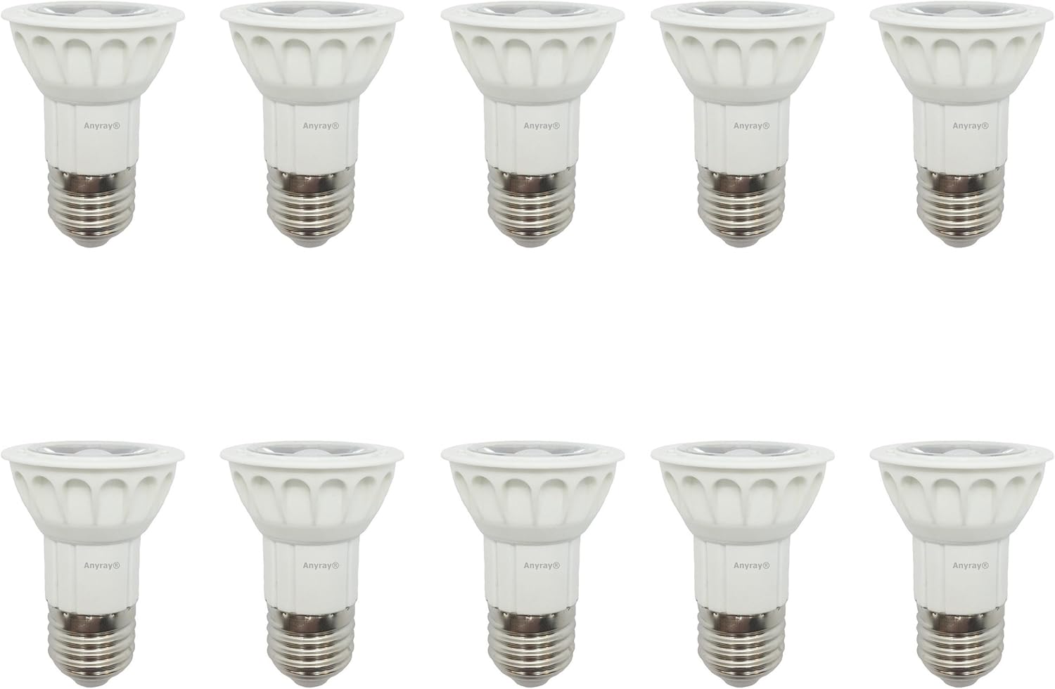 Anyray 10-LED Bulbs 5W Universal Replacement Bulb for Hoods 75 Watt Standard 75W E27
