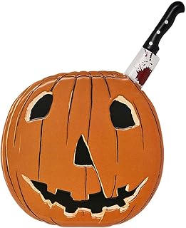 Spirit Halloween Halloween Michael Myers Pumpkin Tin Sign, Officially Licensed