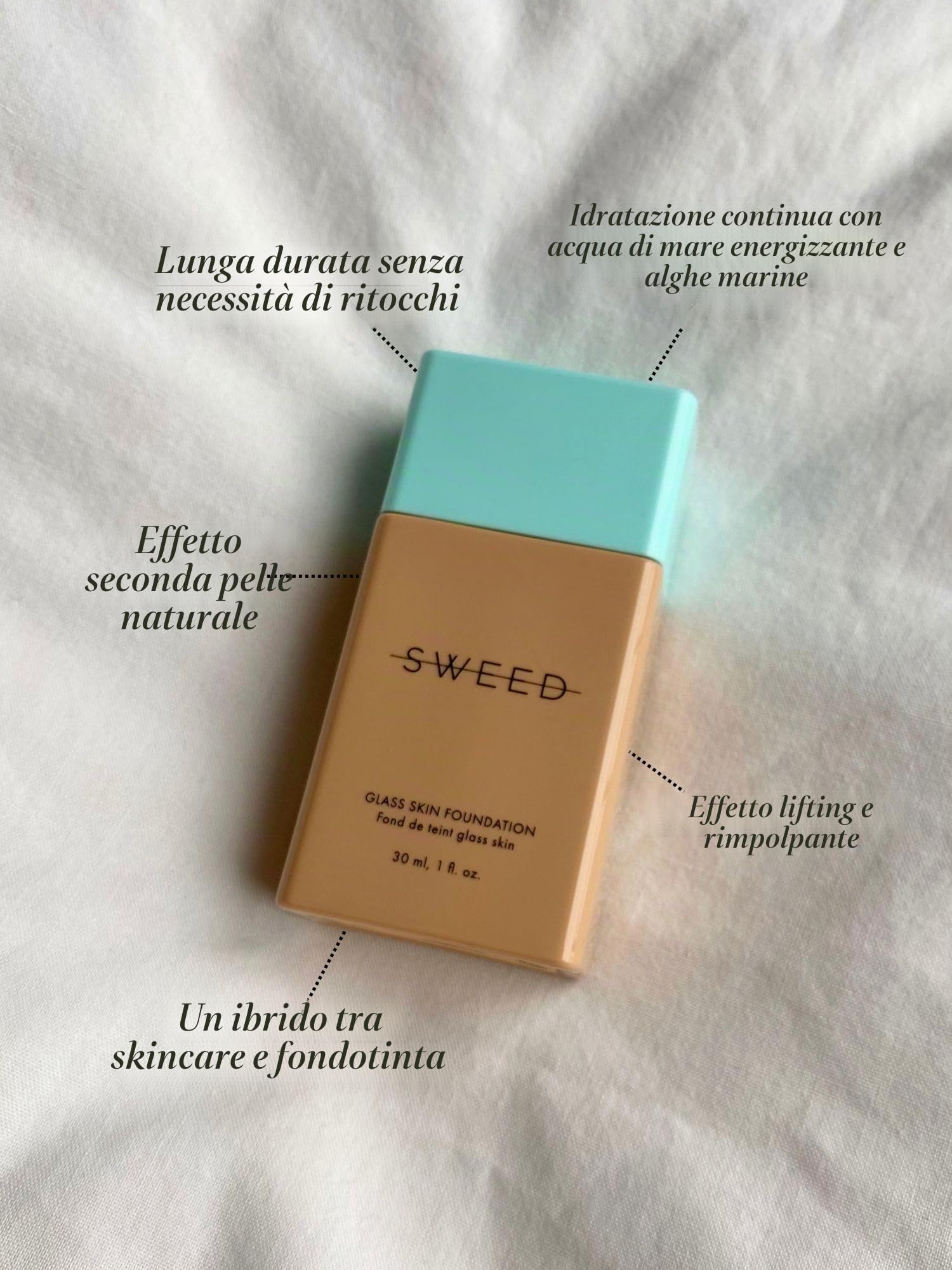 SWEED Glass Skin Foundation No.02 Light N (30 ml)