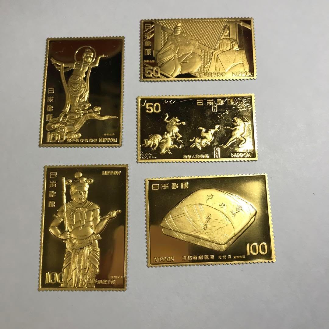 12023松本徽章工業　日本製　純金張　金属工芸品　約29.9g レリーフ 12023松本徽章工業 日本製 金張 金属工芸品 約29.9g レリーフ 純金