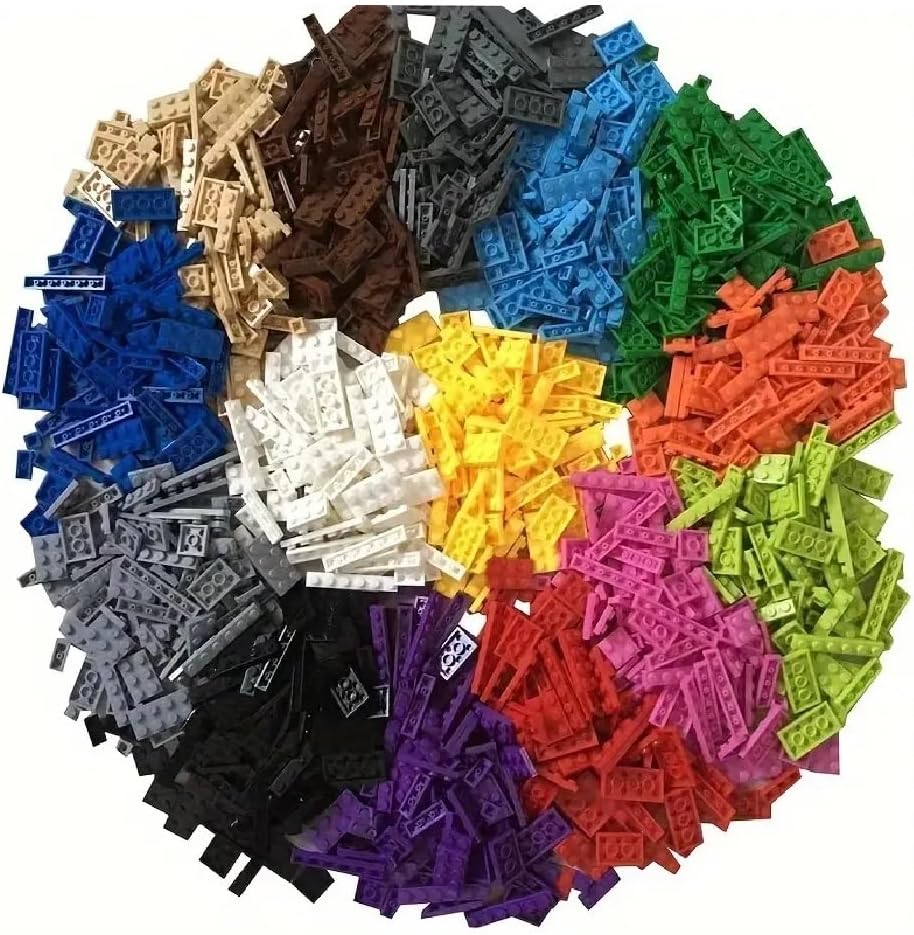 300 Piece Brown Building Plate Bulk Assortment Pack, Brown Small Base Plate Accessories for Building with 12 Size, Compatible with Lego Parts and Pieces(Color: Brown) - Image 3