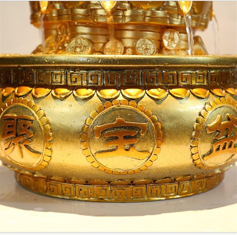 Tabletop Fountains Indoor Fountain Cornucopia Tabletop Fountains Feng Shui Zen Waterfall Fountain - for Home Office Company Front Desktop Decor Fountain Decoration