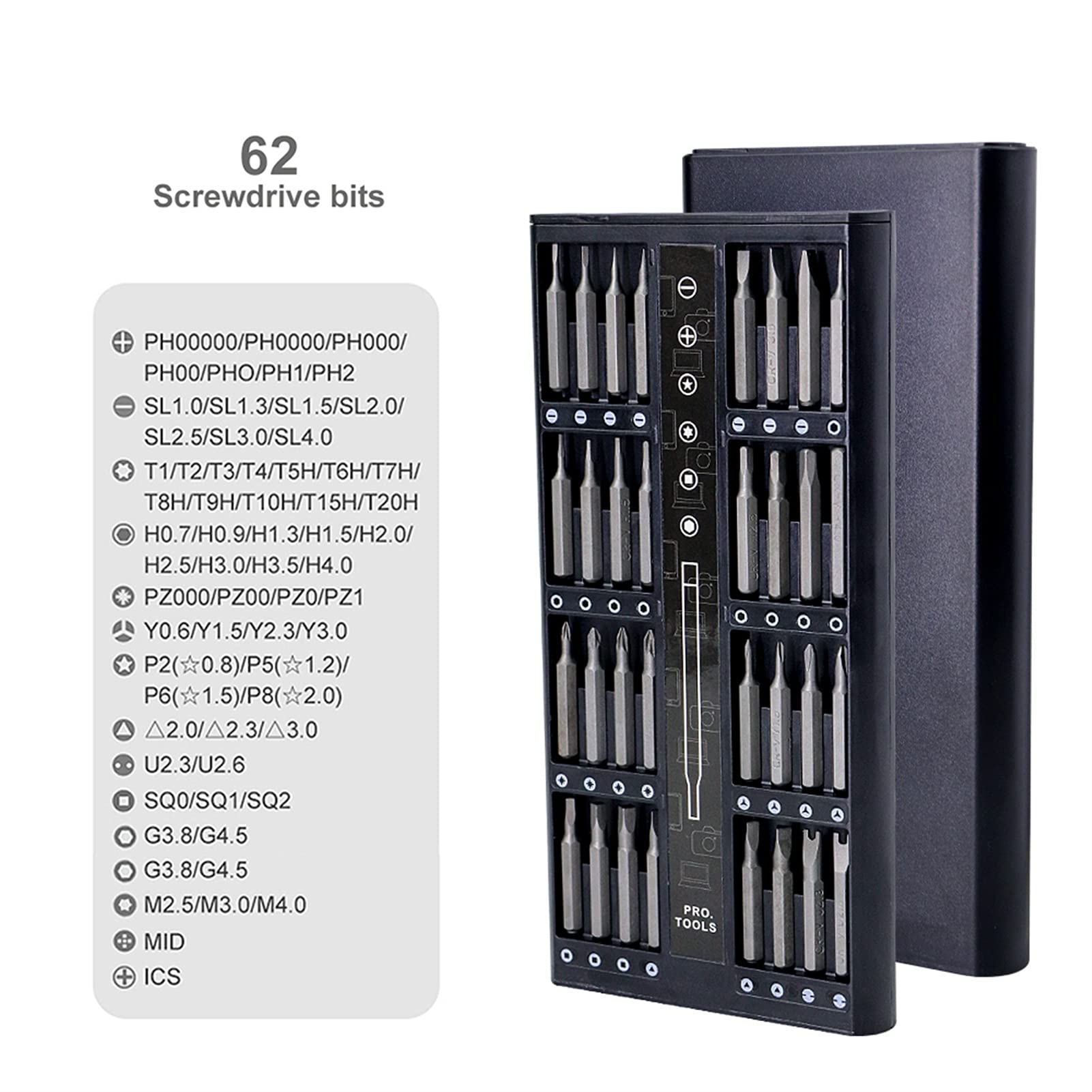 63 in 1 cacciavite Set Set Precision Magnetic Screw Driver Bits Torx Hex Bit Maniglia Mobile Telefono Mobile Cacciavive Riparazione Strumento Strumento di Riparazione