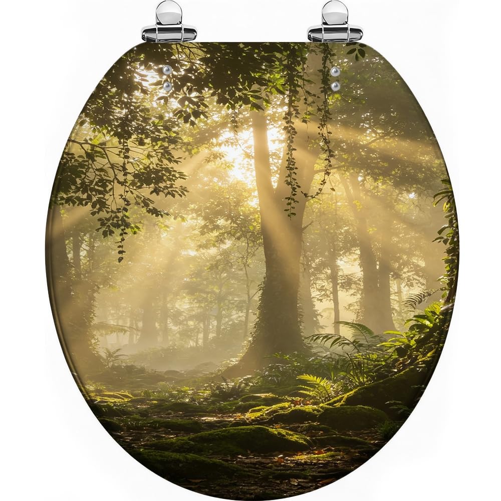 Rainforest, deska sedesowa w formacie A5, do standardowej łazienki