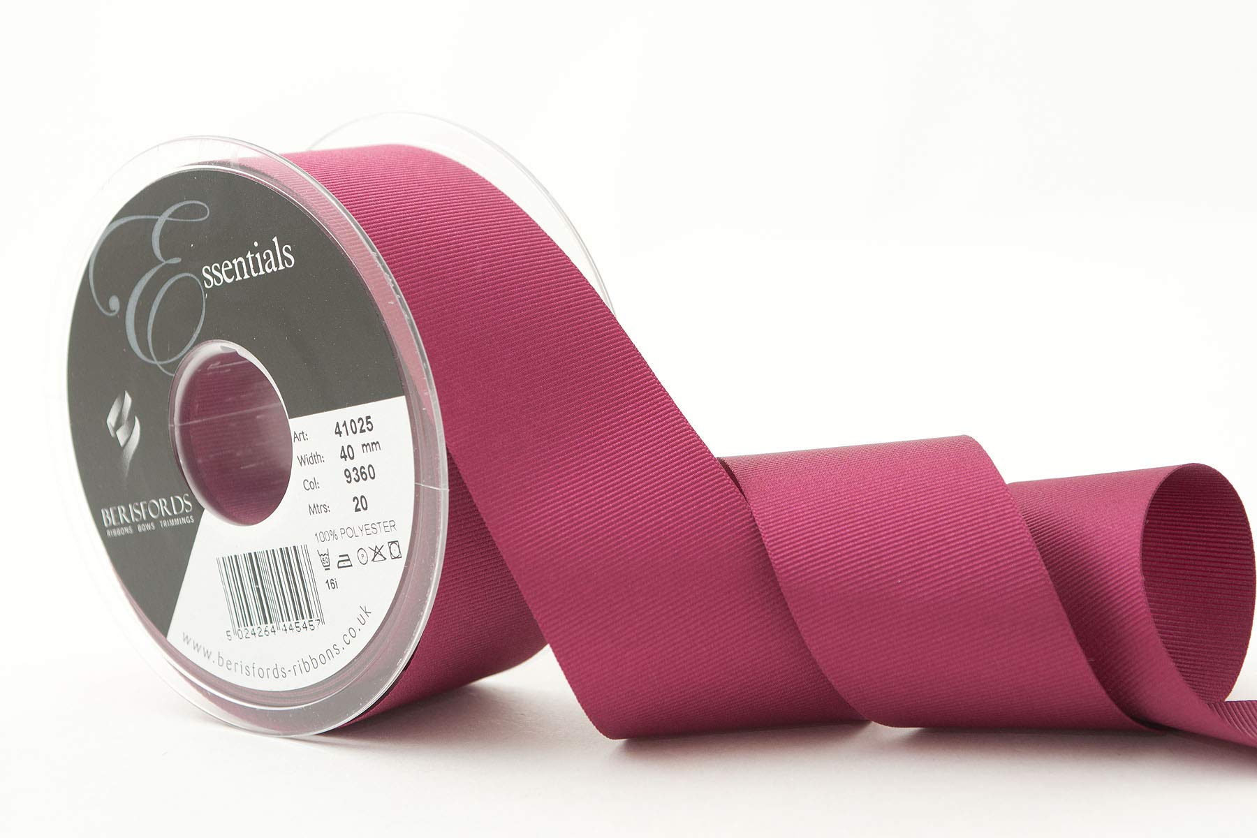 Berisfords 9360 Wine Grosgrain Ribbon