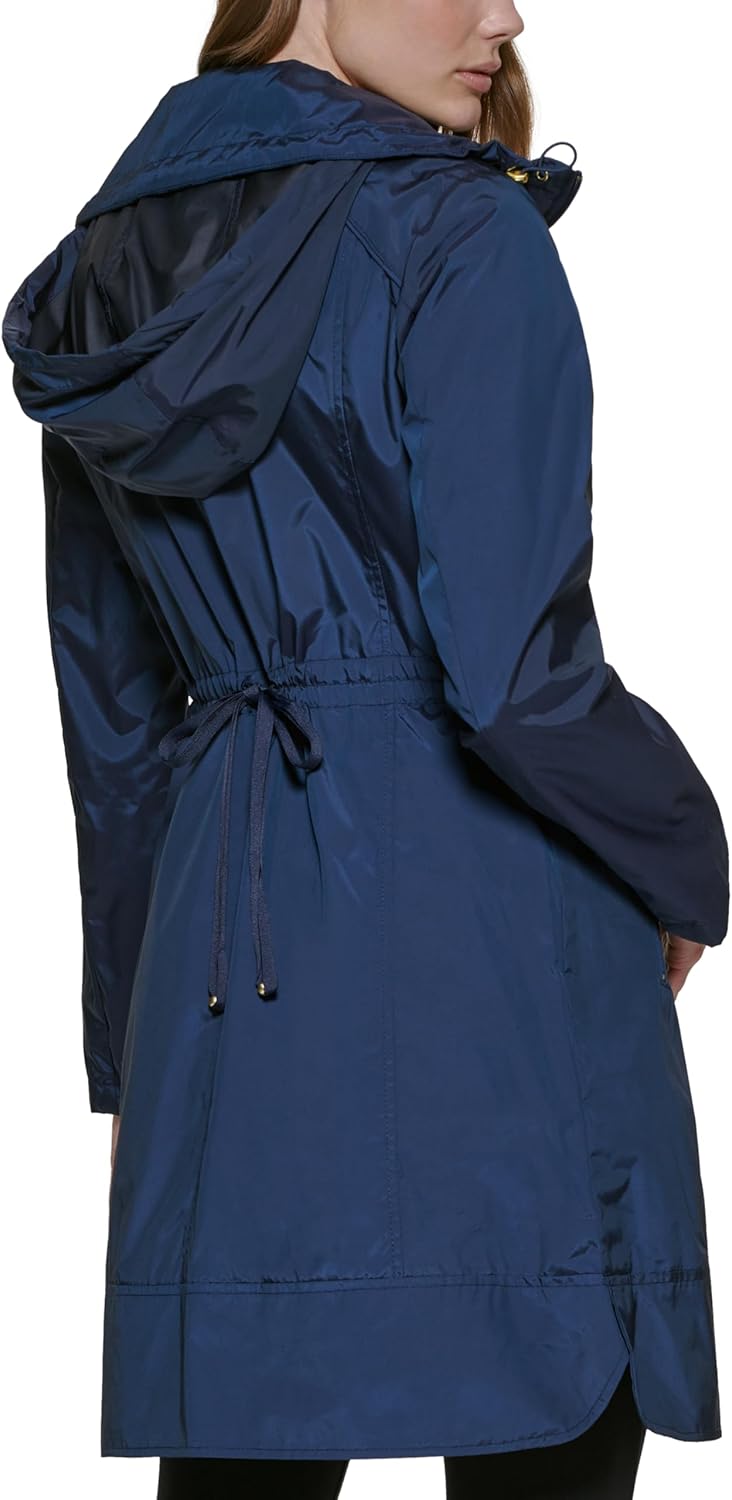 Cole Haan Women's Travel Packable Rain Jacket - Image 4