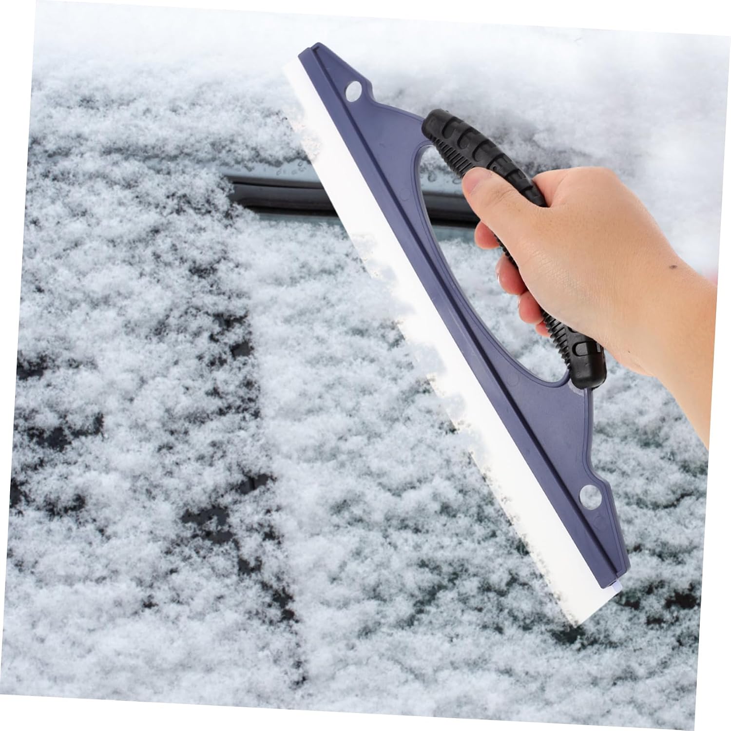CHILDWEET Car Squeegee for Windshield Cleaning Multi-Functional Auto Tool for Snow Removal Car Washing and Window Wiping Easy Operation for Enhanced Winter Safety