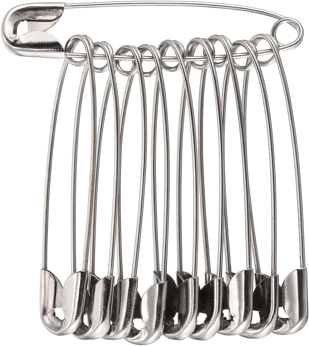 IndiaBigShopHeavy Duty Safety Pins - Stainless Steel Safety Pins for Blankets/Skirts/Kilts IBS1468