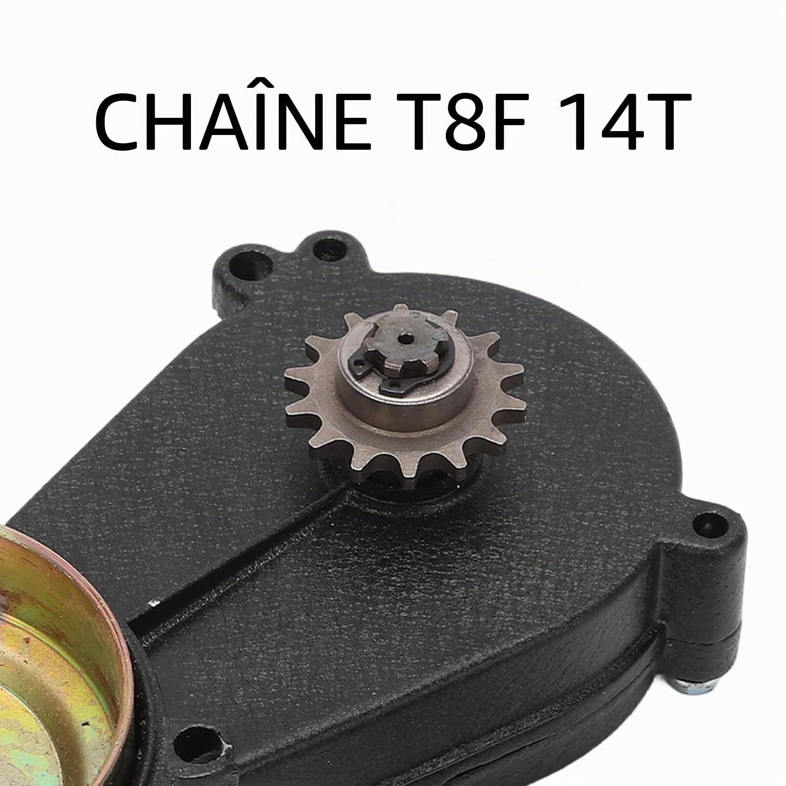 Boîte de vitesses 14T Kit D'Embrayage de Boîte de Vitesses de Transmission ATV 14T Tambour D'Embrayage Boîte de Vitesses avec Embrayage pour 47 49 Mini Pocket Quad Dirt Bike