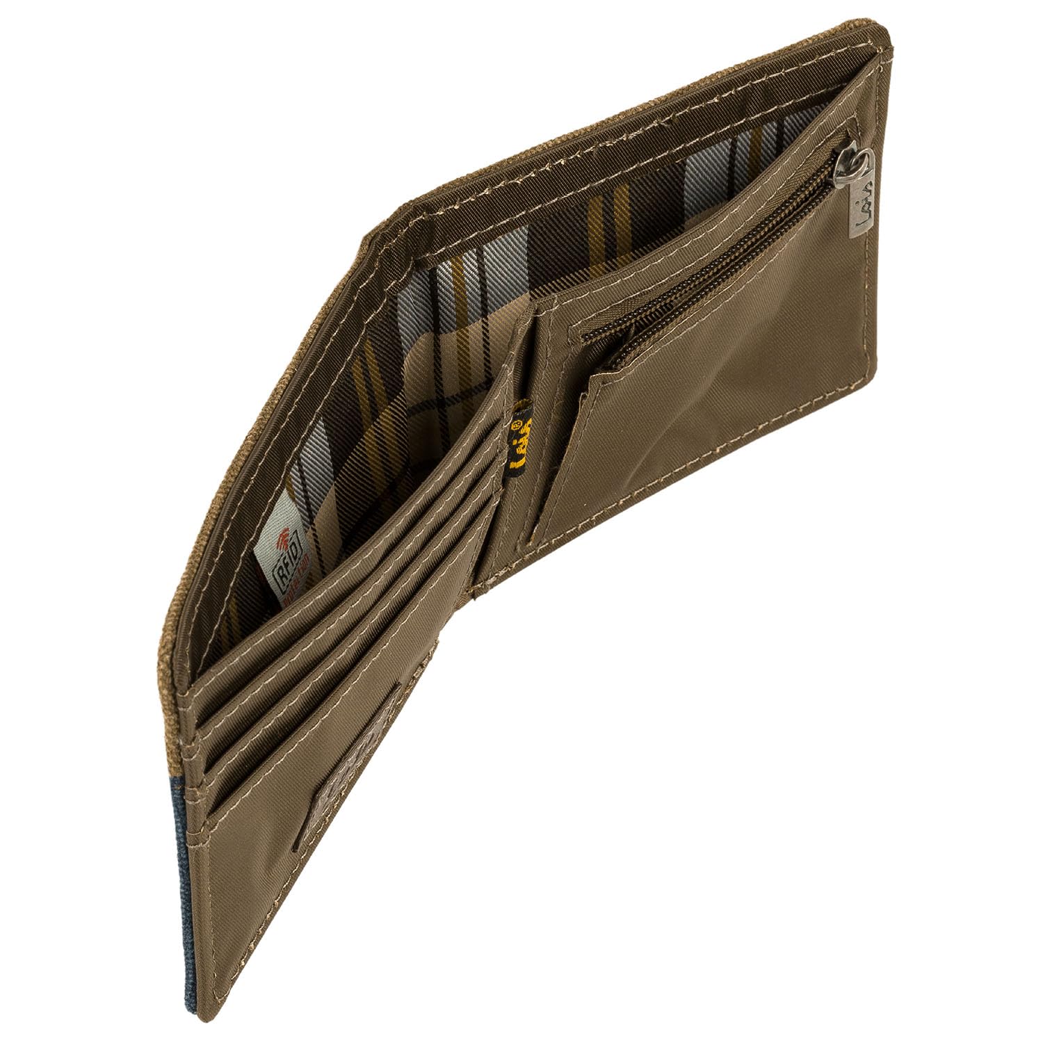 Lois Cartera Juvenil Polipiel Nylon Resistente Chico Deporte Casual Bolsillo Monedero Cremallera