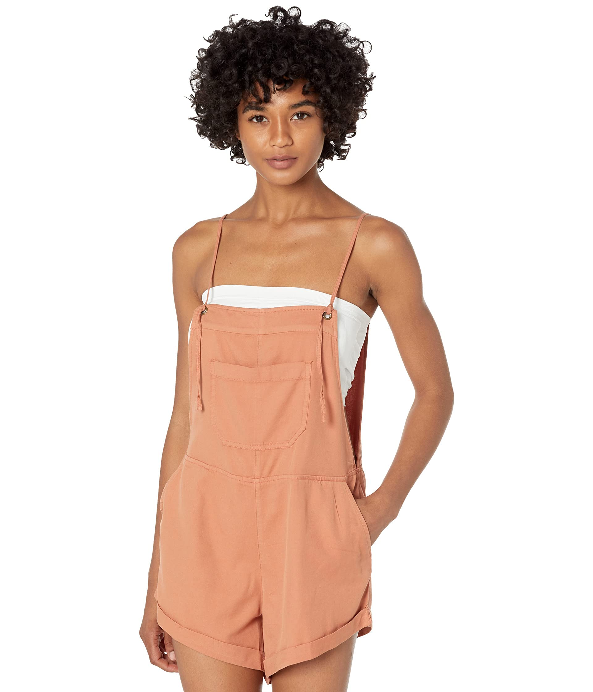 Billabong Women's Wild Pursuit Cotton Twill Blend Romper