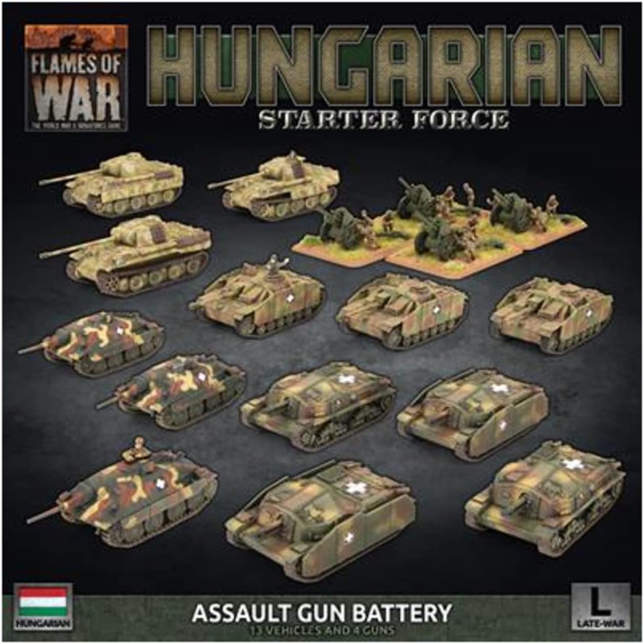 Battlefront Miniatures Hungarian Starter Force - Zrinyi Assault Gun Battery SW