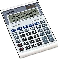 Vista 6 de Victor Calculadora de préstamo de escritorio ejecutivo 6500, LCD de 12 dígitos