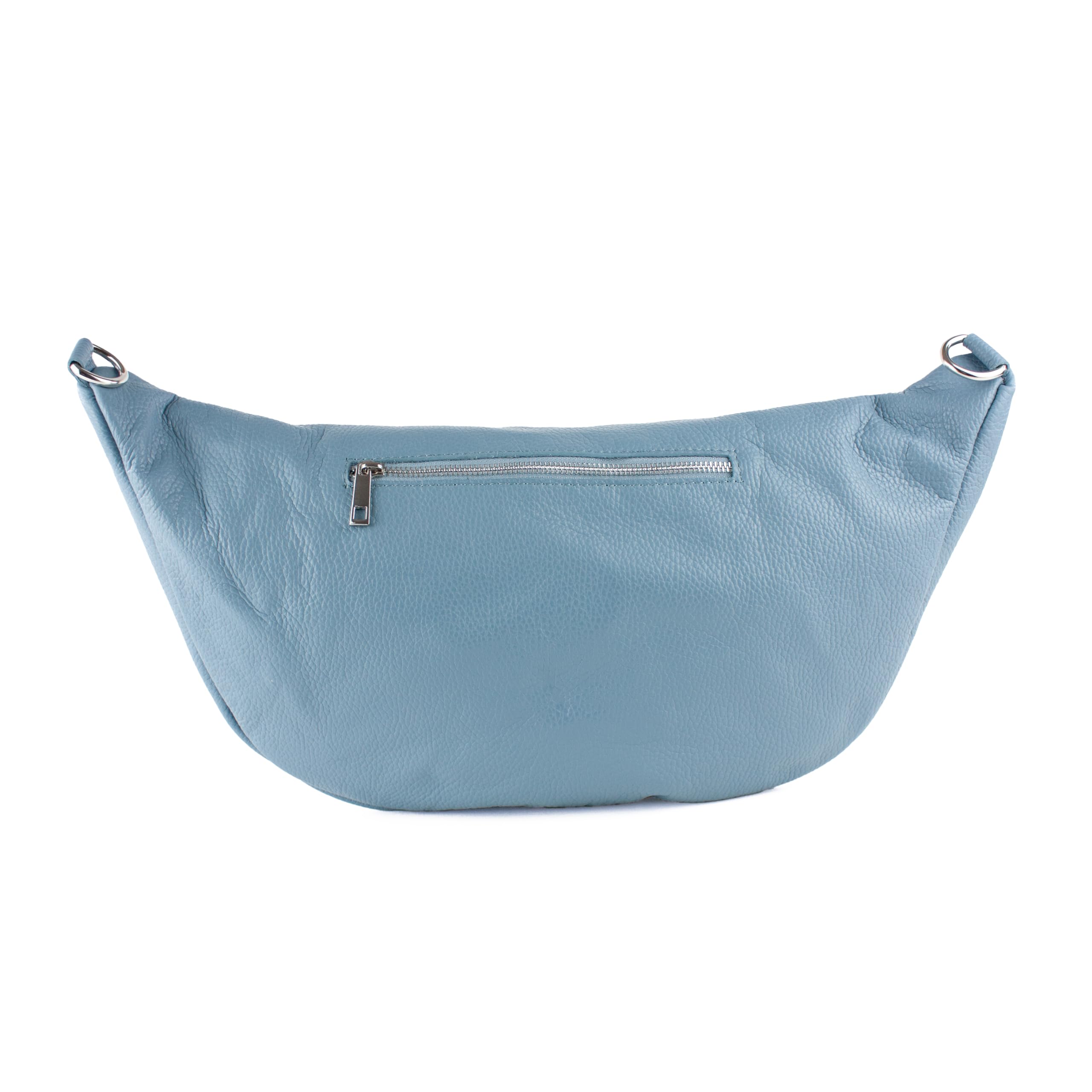 große Leder Bauchtasche für Damen mit Wechselgurt, Festival Tasche, Frauen Bauchtasche mit breitem Schultergurt, große Umhängetasche, XXL Crossbody Tasche, Geschenk für Damen (Blau 3)
