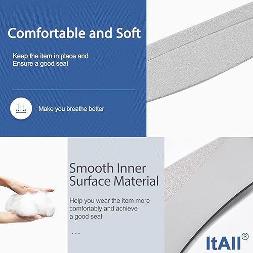 Miniatura 3 de 2 piezas de accesorios de repuesto para Nuance Pro, correa de cabeza más fuerte y suave para un mejor sellado, suministros de ItAll