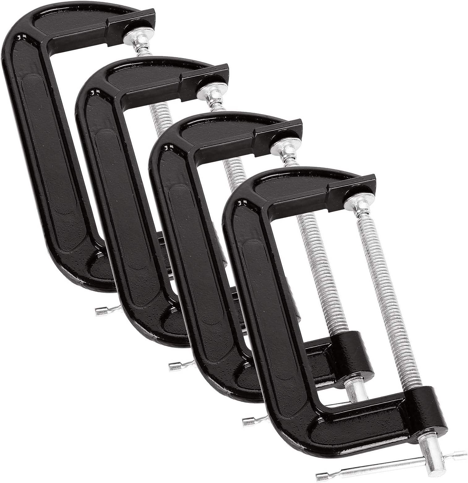 Morsetto A G Faithfull 200mm Gola Profonda - Acciaio Forgiato, Filettatura ACME, 85mm Capacità - Foto 8