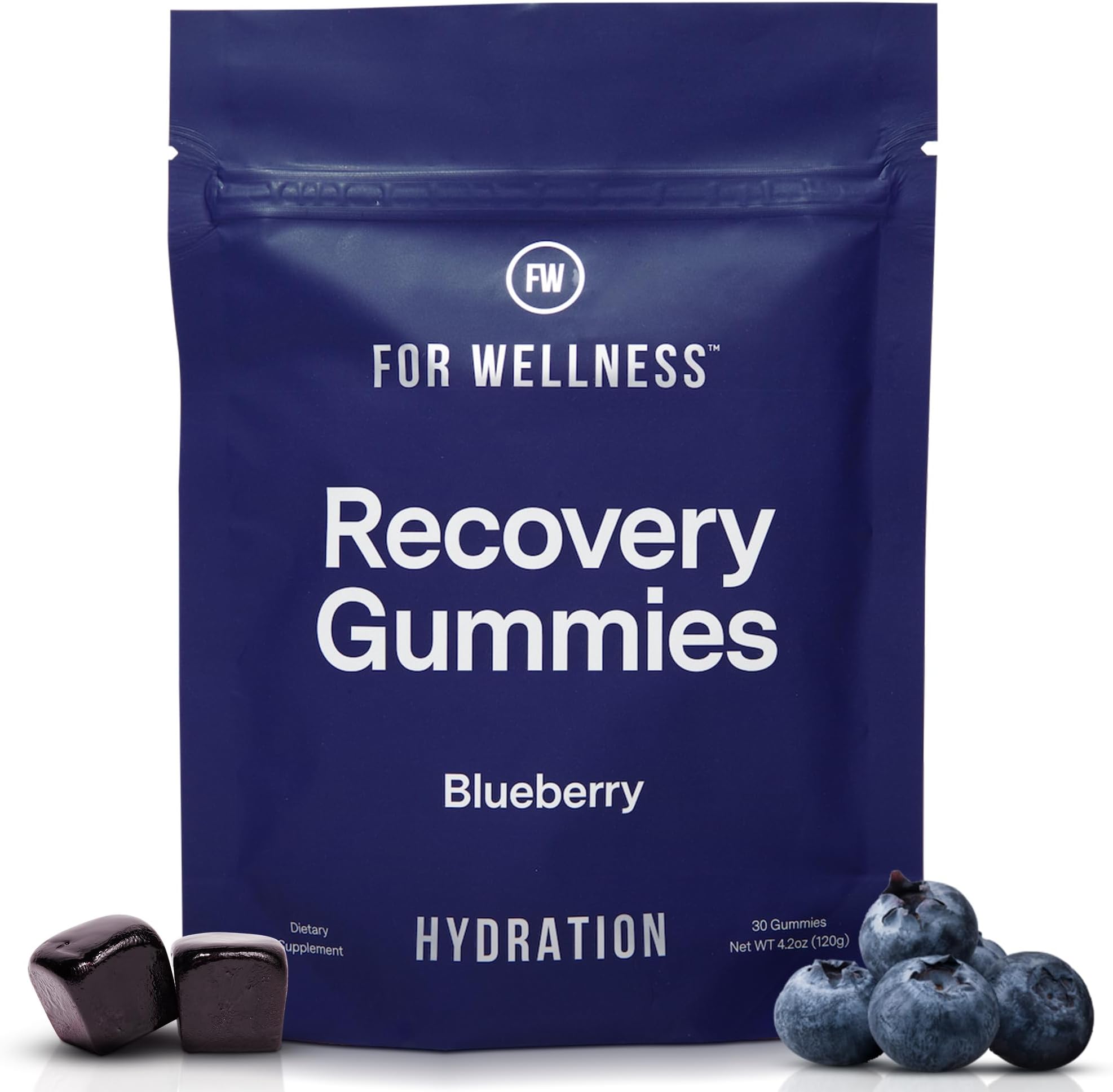 - For Wellness Recovery Gummies Hydrate | Blueberry Electrolyte & Antioxidant Supplements for Hydration, Energy & Post-Workout Performance | Vegan, Non-GMO, 30 Count