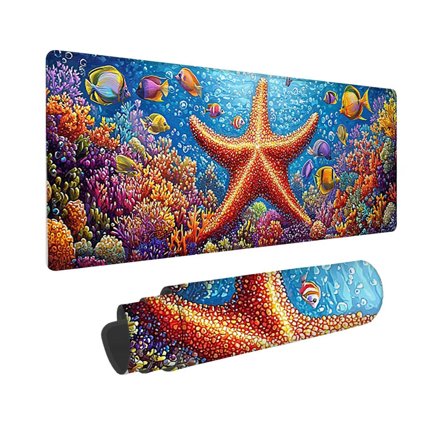 Podkładka pod mysz do gier, 1200 x 400 mm XXL Podkładka pod mysz do gier, duża, antypoślizgowa, wodoodporna, iExtended długa podkładka pod mysz do klawiatury XXL, akcesoria biurowe, dla graczy, PC