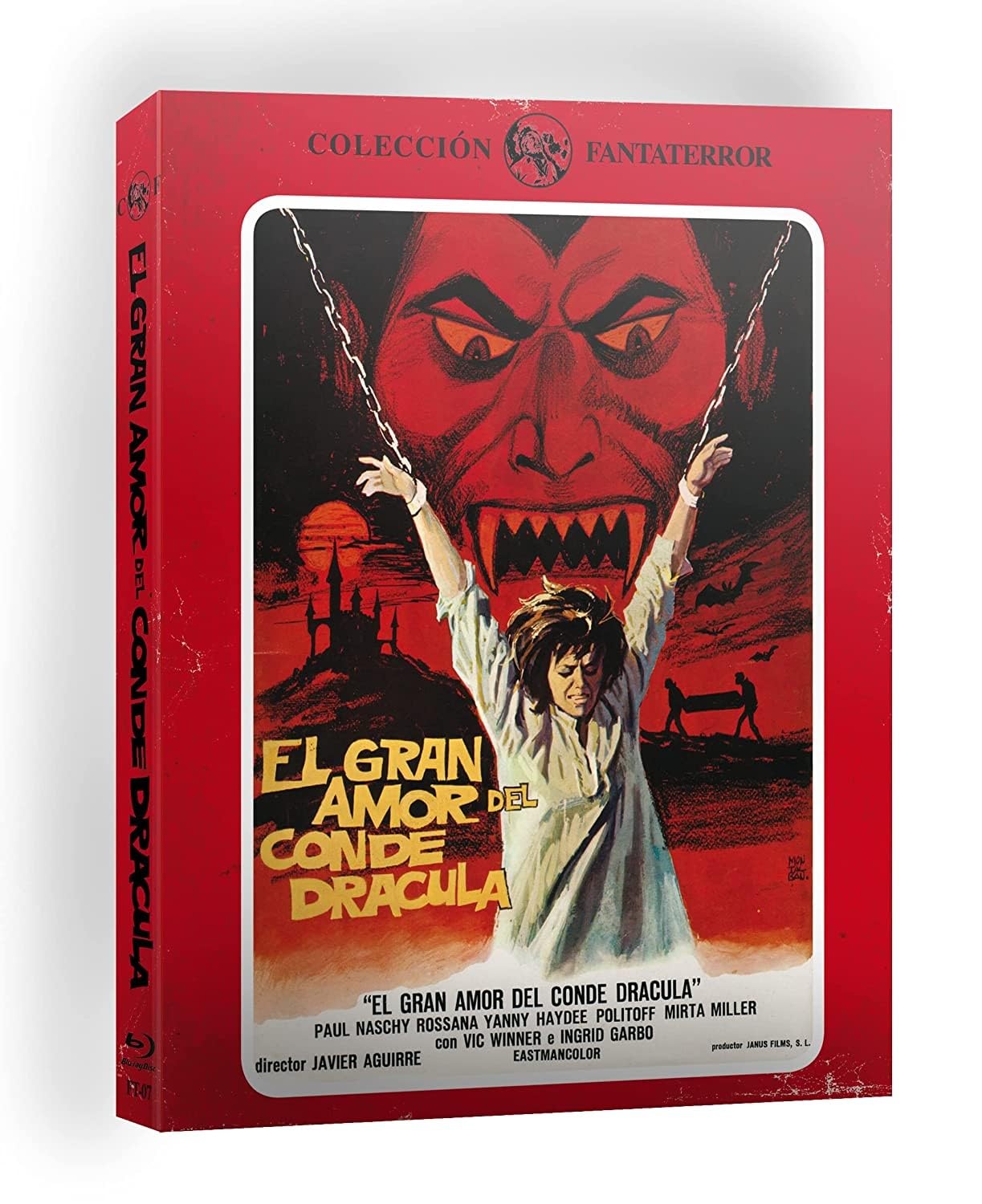 El gran amor del Conde Drácula Blu-ray para noches de cine de terror gótico en casa