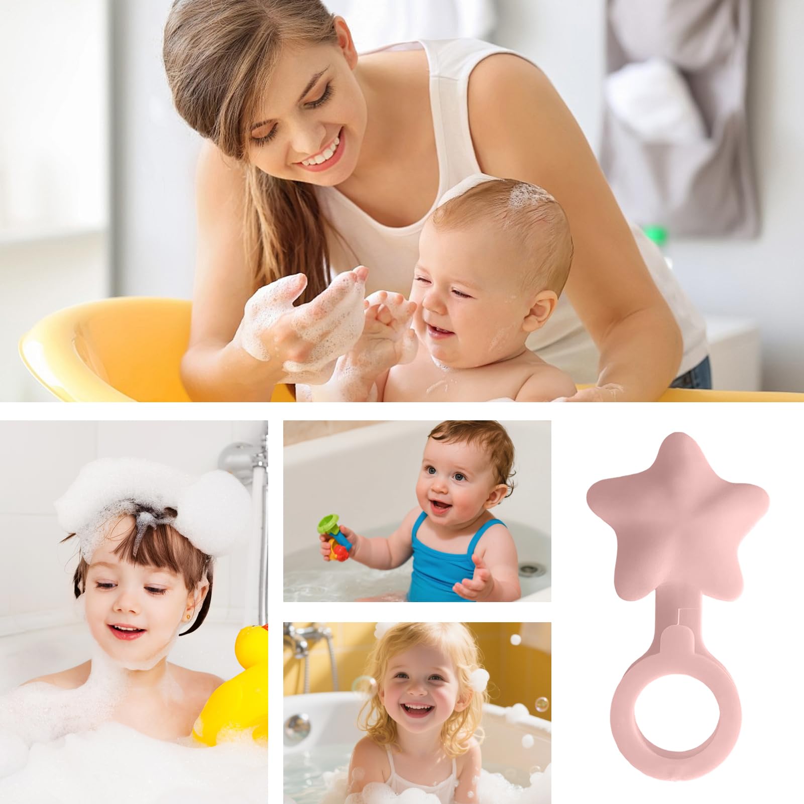 Tappo per Vasca Antigoccia E Sigillatura Sicura 2 Pezzi | Tappo In Silicone Per Scarico Vasca Per Bambini Ragazzi Ragazze In Età Prescolare Casa Asilo Appartamento Affitto
