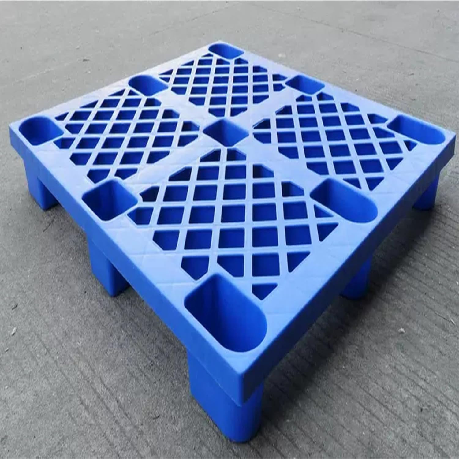 Storage Pallet,Plastic Logistics Pallets Cargo Pallet Pallets Mesh Design to Ensure Good Air Circulation Favorable Storage of Goods (Color : Blue, Size : 80x120cm) (Blue 80x110cm)