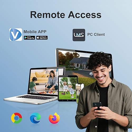 Miniatura 5 de UNILOOK 4K Bullet PoE IP Camera Outdoor, 8MP Wired Security IP Camera with Audio, AI Human Vehicle Detection, 100ft Smart Color Night Vision, 2.8mm