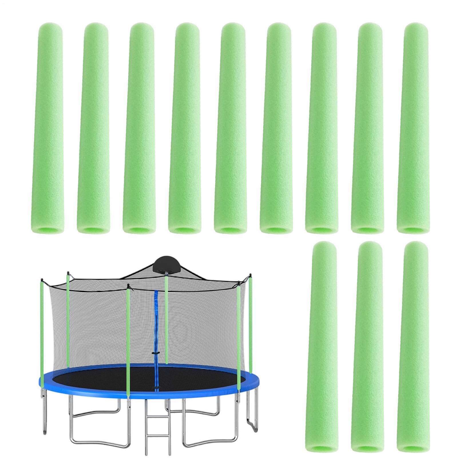 Protector de repuesto para poste de cama elástica de espuma azul para parques infantiles 8