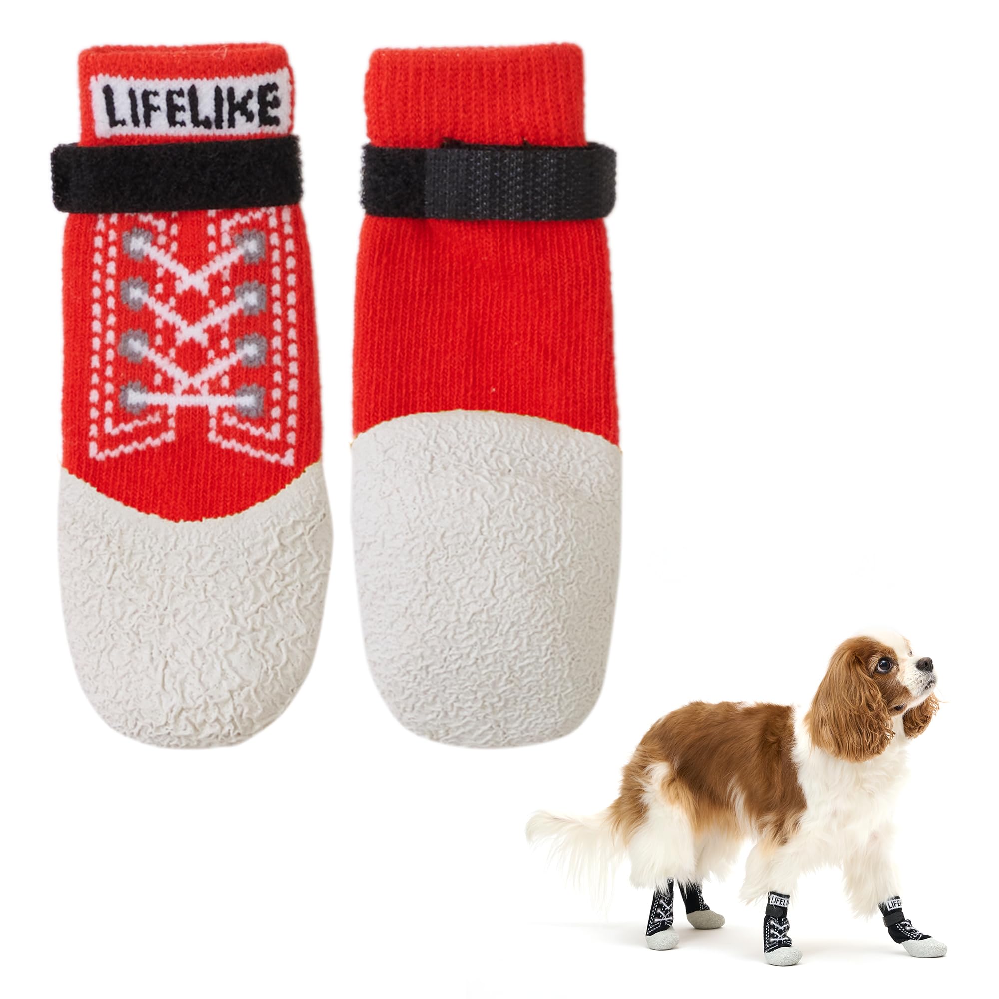 Amazon.co.jp: 【LIFE LIKE】スニーカーロングラバーソックス 犬用靴下