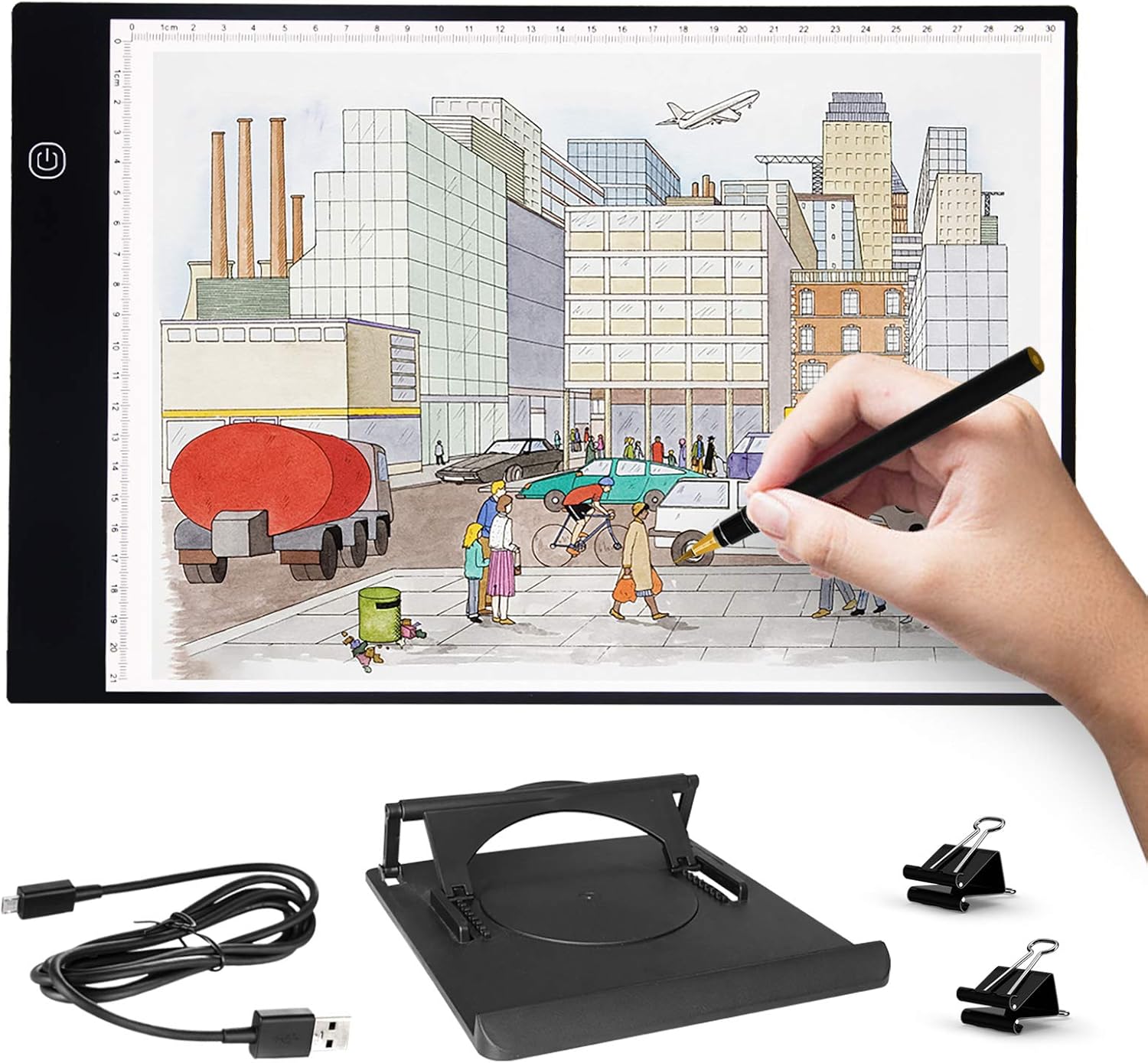 Artists Light Boxes A4 UltraThin Portable Tracing LED Drawing Pad USB
