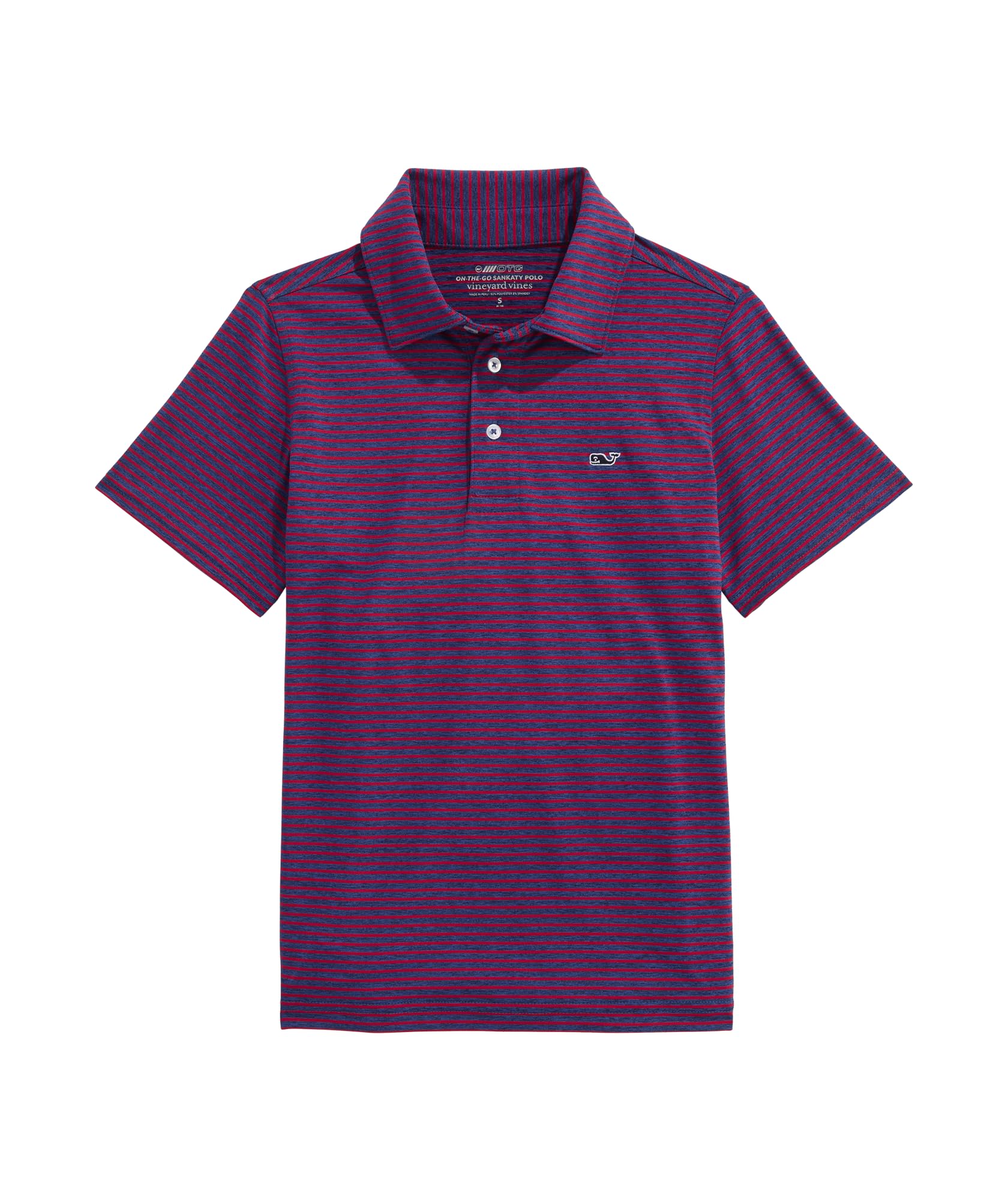 vineyard vines Boys' Bradley Stripe Sankaty Polo (Toddler/Little Boys'/Big Boys')