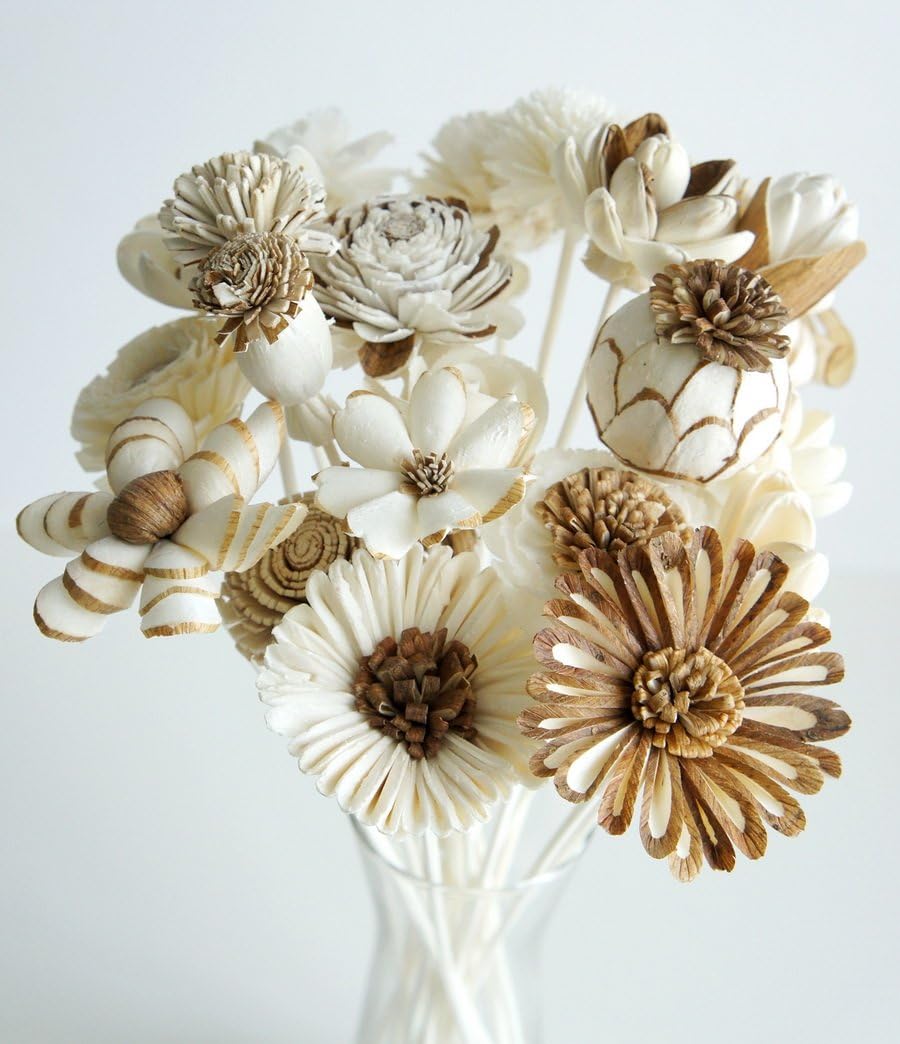 21 Mixed Sola Flower Reed Diffuser for Home Fragrance Aroma Oil by Plawanature