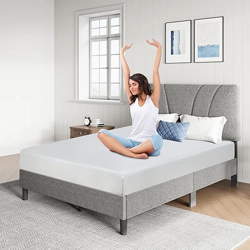 Miniatura 31 de CertiPUR-US - Colchón individual de espuma viscoelástica de gel de 5 pulgadas en una caja, colchón de cama cómodo transpirable de resorte de firmeza