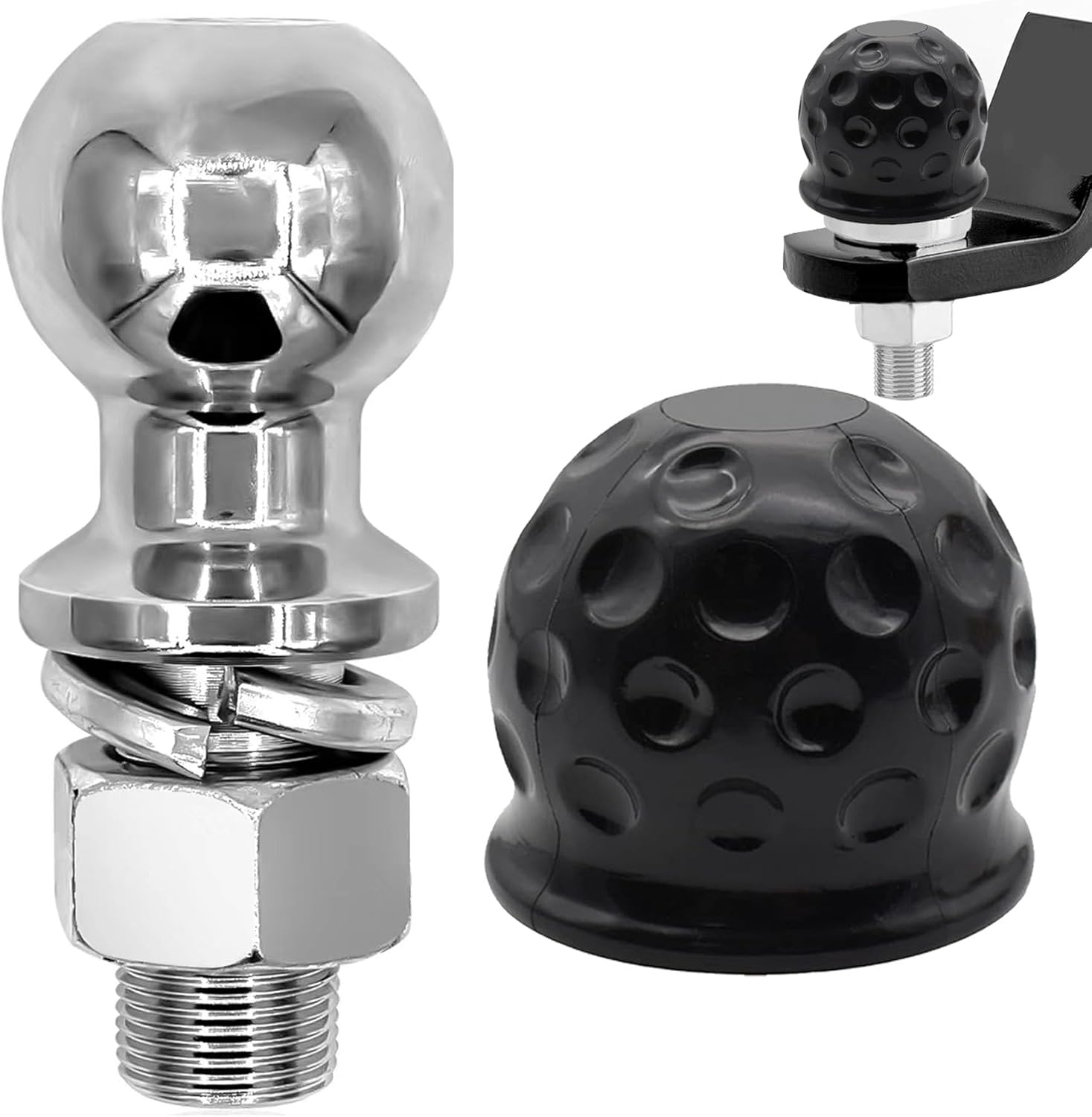 Kugelkopf Anhängerkupplung 50mm 3.5T - Für Traktor & Quad