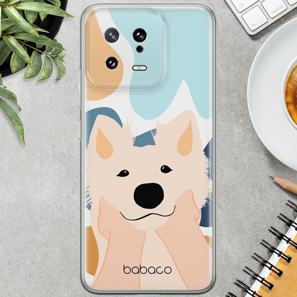 BABACO ERT Group Mobile Phone case for Xiaomi 13 Original and Officially Licensed Pattern Dogs 009 optimally adapted to The Shape of The Mobile Phone, case Made of TPU