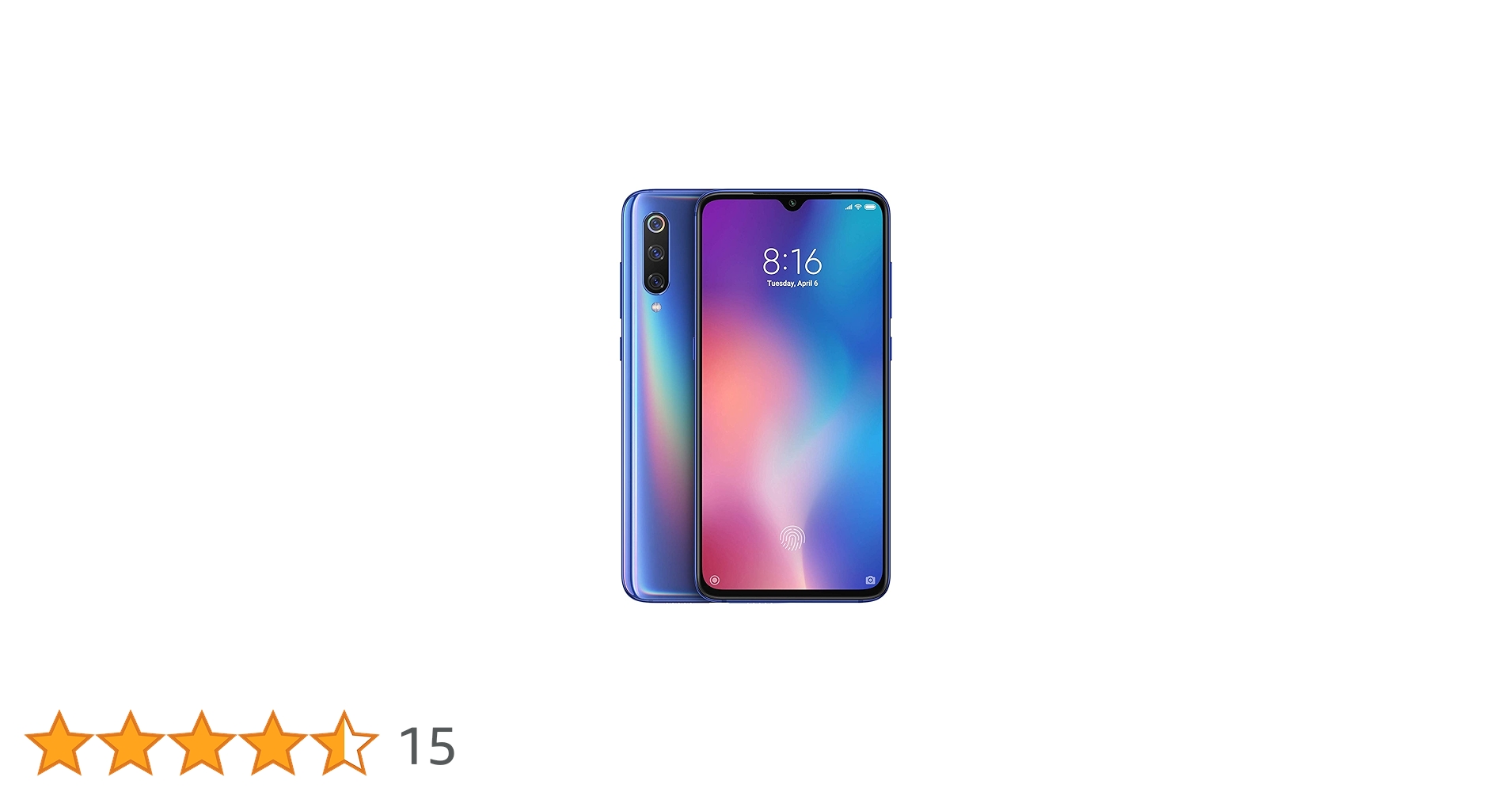 Xiaomi Mi 9 Xiaomi Mi 9 Dual SIM - 128GB, 6GB RAM, 4G LTE