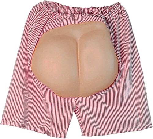 Miniatura 3 de UNSERE Divertido truco abierto trasero pantalones cortos disfraz baile de mascarada broma nalgas revelando glúteos cortos