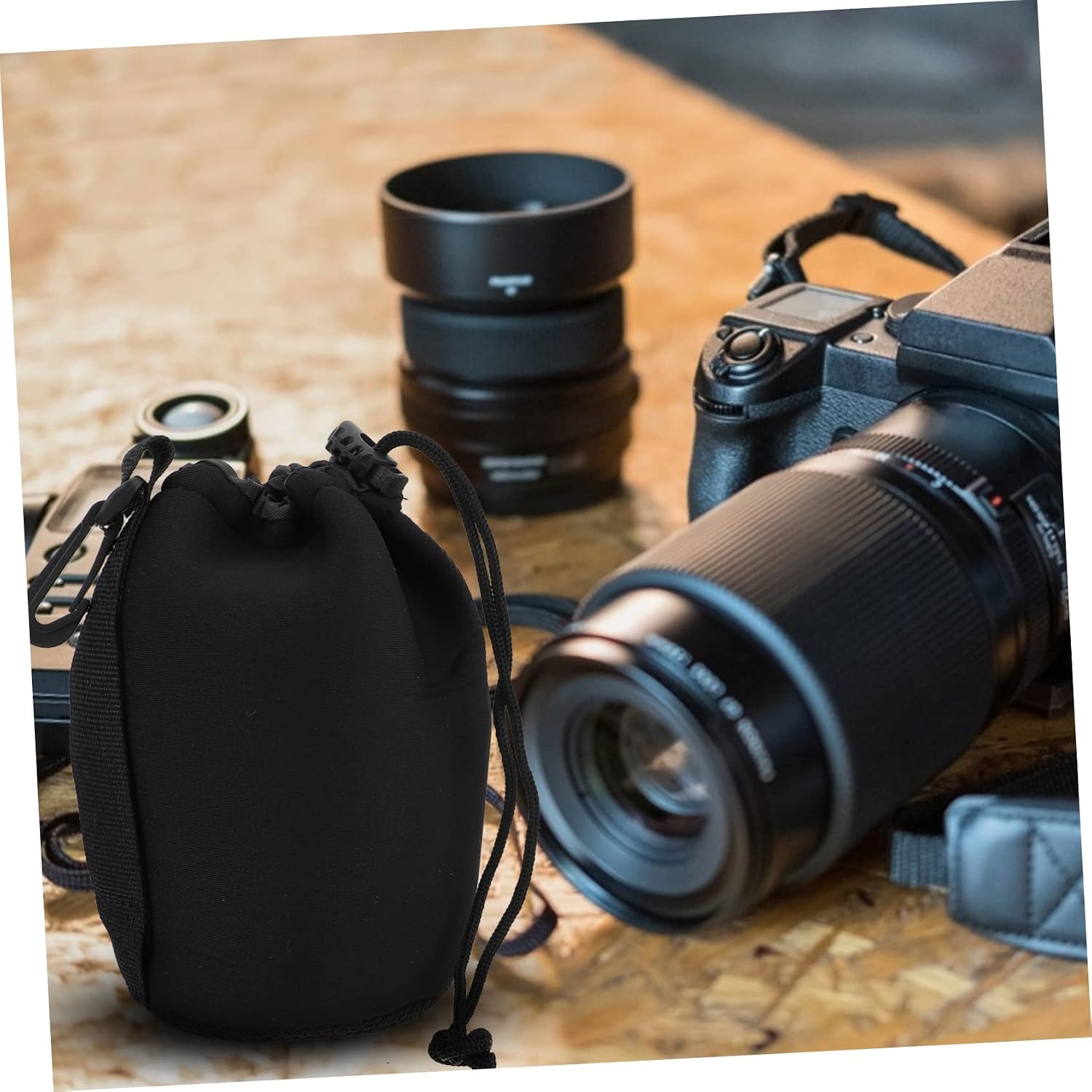 6pcs Neoprene Lens Pouch Bag Shockproof and Thermal Insulation Protector for Camera Lens for Photographers Compatible Camera Accessories