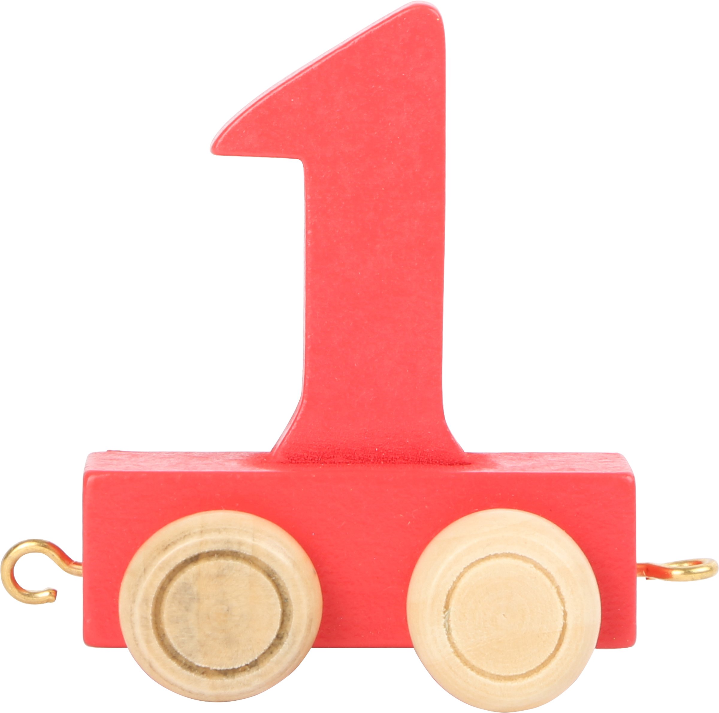 Small Foot Design 10571 Train De Chiffre En Bois Coloré. Le Wagon De Quatre Roues Numéroté 9" S'accroche À D'autres Chiffres Pour Former Ge, Numéro De Téléphone Et Bien D'autres Choses