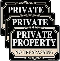 Vista 11 de Paquete de 2 letreros de metal de aluminio libre de óxido de 10 x 7 pulgadas, reflectante, resistente a la decoloración, protección UV, resistente a