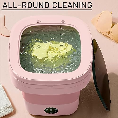 Miniatura 2 de Lavadora portátil, mini lavadora, lavadora plegable de gran capacidad mejorada de 11 litros. Limpieza profunda de ropa interior, ropa de bebé y