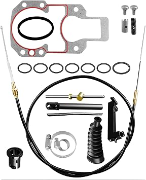 815471T1 865437A02 Marine Lower Shift Cable Kit Compatible with Mercury Mercruiser Bravo Stern Drives Replace 18-2604 815471A6