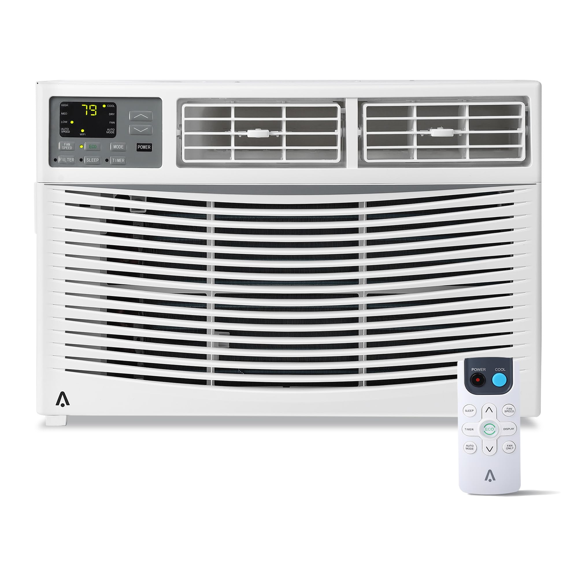 8000 BTU Window Air Conditioner,Up to 450 Sqf, Window AC Units with Cool and Fan Functions,Quiet Operation with wifi and Remote Control,3 Cooling &amp; Fan Speeds, Auto Restart