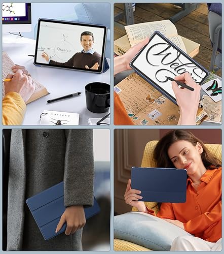 Miniatura 8 de MoKo Funda compatible con tablet Tienda Kindle Fire Max 11 (13 generación, versión 2023) de 11 pulgadas, funda delgada de piel sintética con soporte