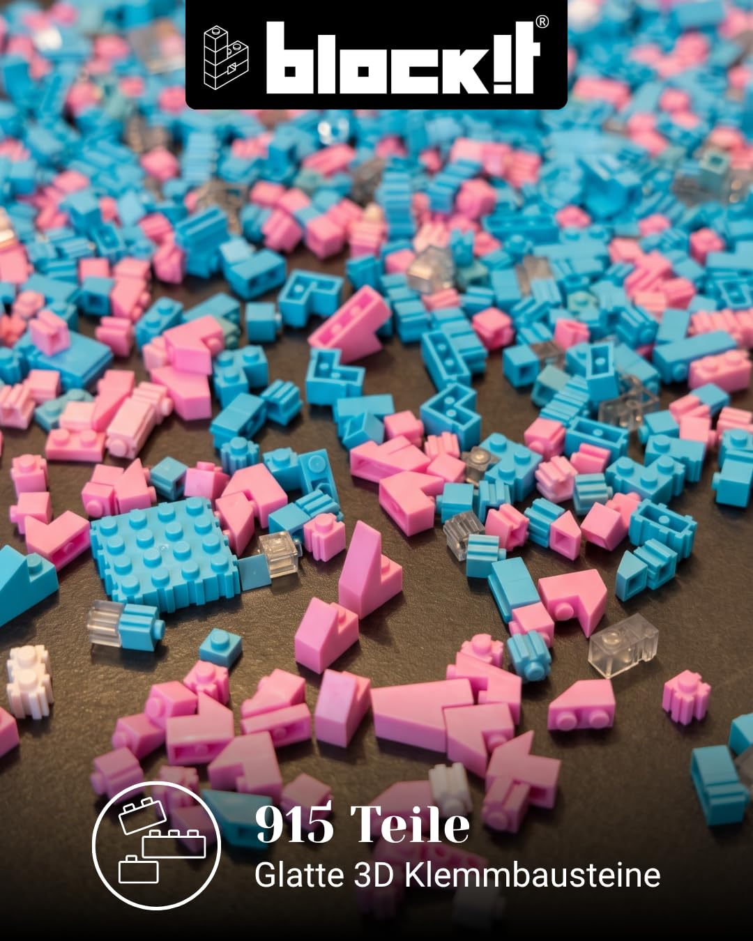 block!t Future Bear - Juego de bloques de sujeción 3D con LED dual, símbolo de esperanza y nuevos caminos, regalo significativo para adultos y niños